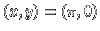 (x,y)=(pi,0)