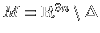 $M={\bf R}^{3 n} \setminus \Delta$