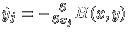 $\dot{y}_j = - \frac{\partial}{\partial x_j} H(x,y)$