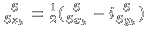 $\frac{\partial}{\partial z_k} =\frac{1}{2} (\frac{\partial}{\partial x_k}
- i \frac{\partial}{\partial y_k})$